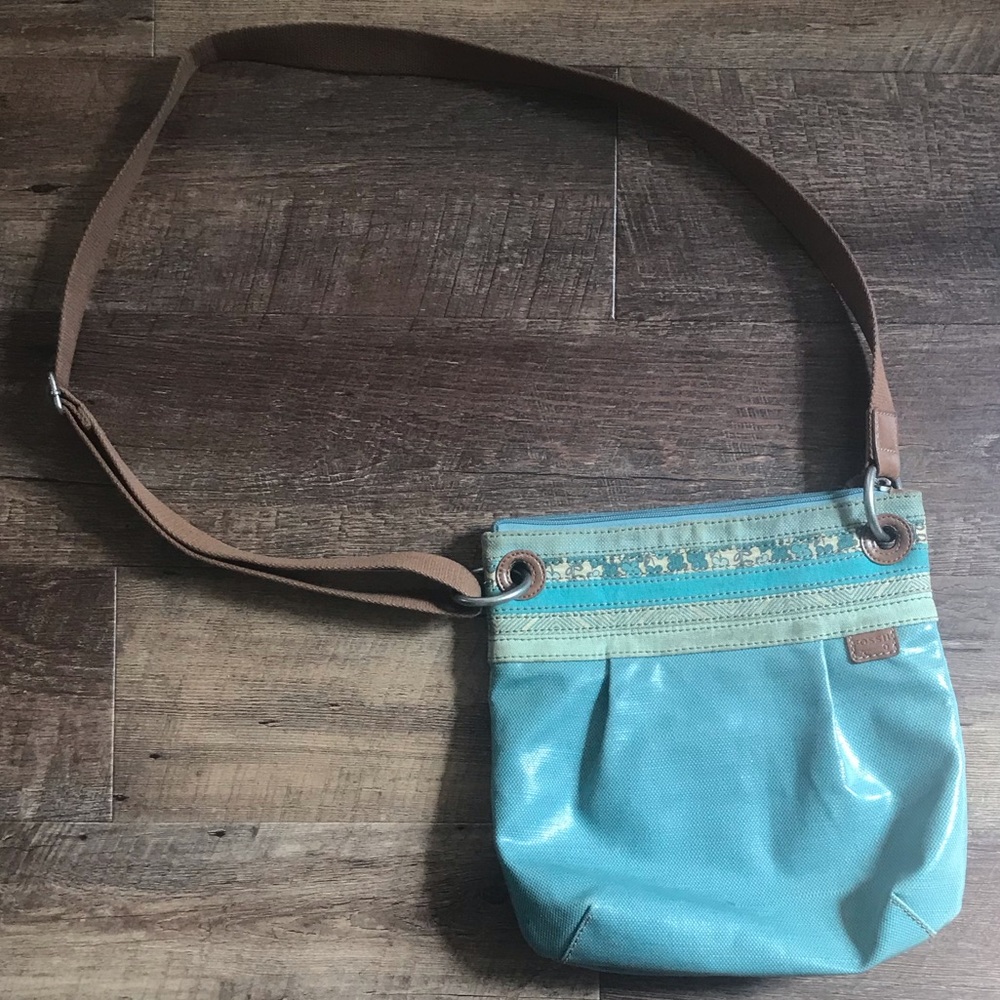 Blue Fossil Crossbody Purse
